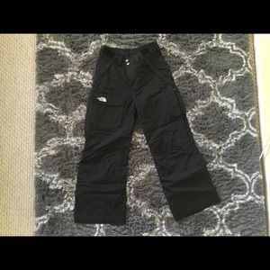 Black North face Snow Pants